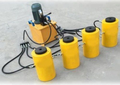 Rugged Design Abrasion Resistance Longer Service Life Round Pile Load Test Hydraulic Jack