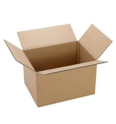 Fine Square Brown 3 Ply Corrugated Board Boxes For Goods Packaging