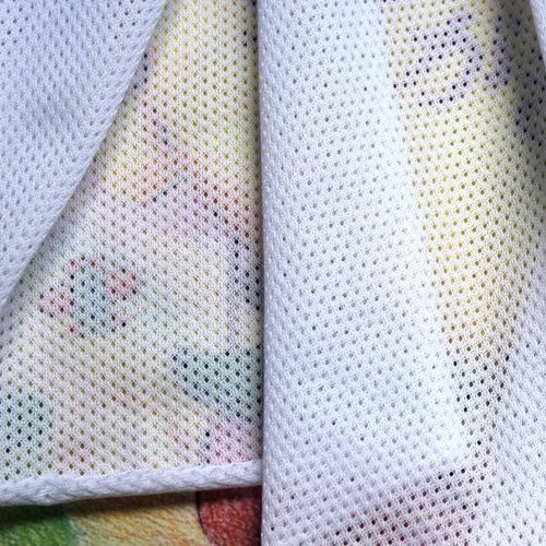 Tear-Resistant White Wrinkle Resistance Skin Friendly Impeccable Finish Bleached Solid Dyed Mesh Net Fabric