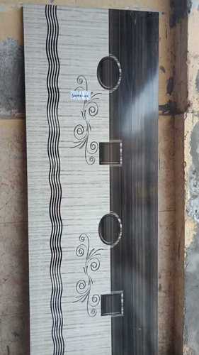 एंटी क्रैक और वॉशेबल टाइप प्रिंटेड डिज़ाइन पीवीसी प्रोफाइल डोर पैनल 20 सेमी चौड़ाई के साथ