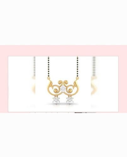 आकर्षक लुक और एलिगेंट डिज़ाइन पॉलिश फिनिश्ड डायमंड पेंडेंट बहुत अच्छा