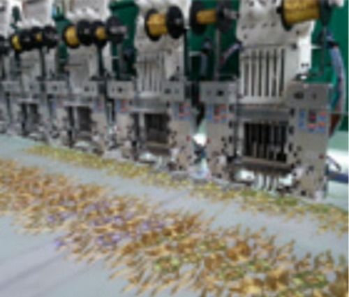 Heavy Duty High Speed Automatic Cording Embroidery Machine For Textile Industry