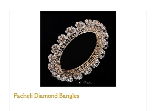 एंटी एलर्जी महिलाओं के लिए आकर्षक डिज़ाइन और फैंसी पचेली डायमंड चूड़ियां डेली वियर के लिए