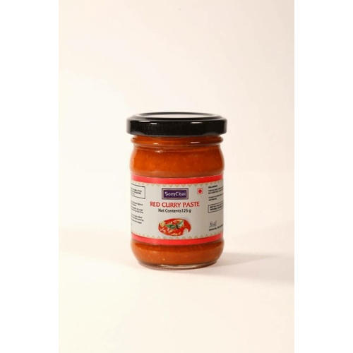 Natural Red Curry Paste In Bottle With 50gm Packing And 18Months Shelf Life