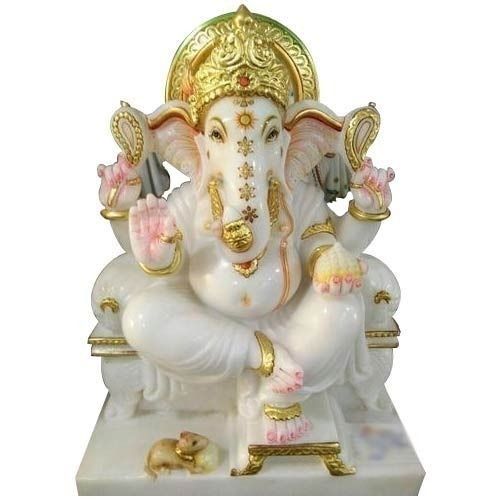 Resin Antique Hindu Lord Ganesh Statue