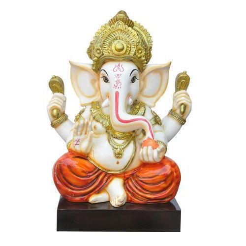 Washable Resin Antique Hindu Lord Ganesh Statue