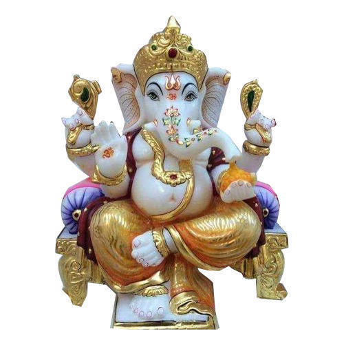 Durable Resin Antique Hindu Lord Ganesh Statue