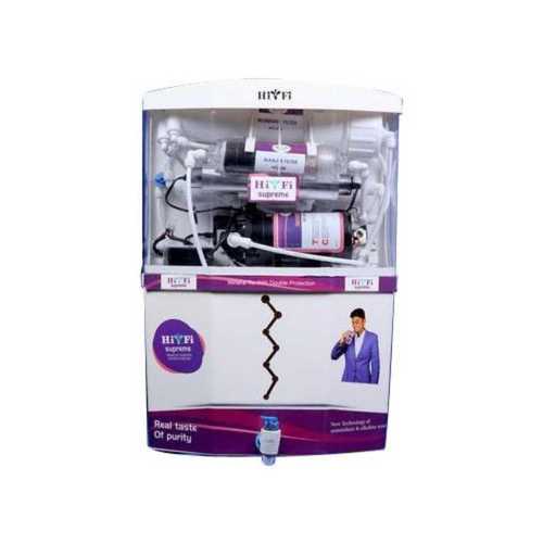 Supreme Purification Technology - 15 L RO+UV Water Purifier, ABS Plastic Body, Wall Mounted Design, 1 Year Warranty, 24V DC Power Consumption