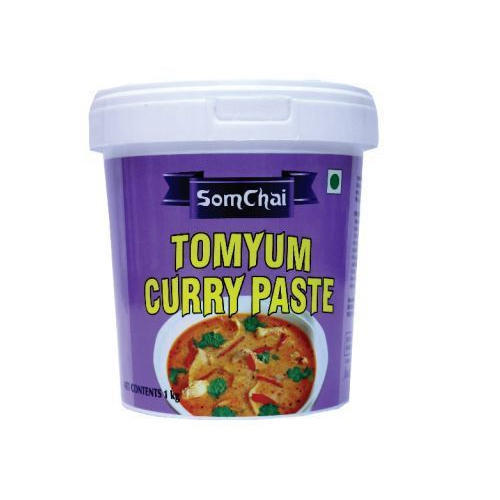  थाई टोमियम सूप पेस्ट (वेज) 1 किलो पैकिंग और 12 महीने की शेल्फ लाइफ के साथ 