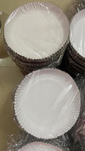 To Carry Things White Round Shape 2 Inch Disposable Paper Plates For Wedding And Party