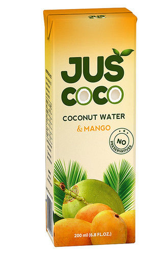 100% Organic Mango Coconut Drinks 330ml With 12Months Shelf Life