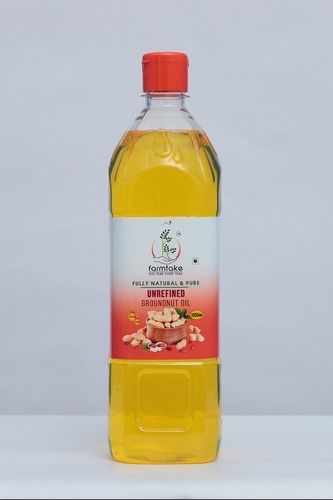 100% Pure and Natural Cold Pressed Organic Groundnut Oil 1L for Cooking