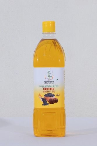 100% Pure Natural And Organic Cold Pressed Gingelly Oil for Cooking