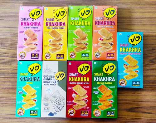 A Grade Multi Flavoured Delicious Salty Taste Khakhra Snacks