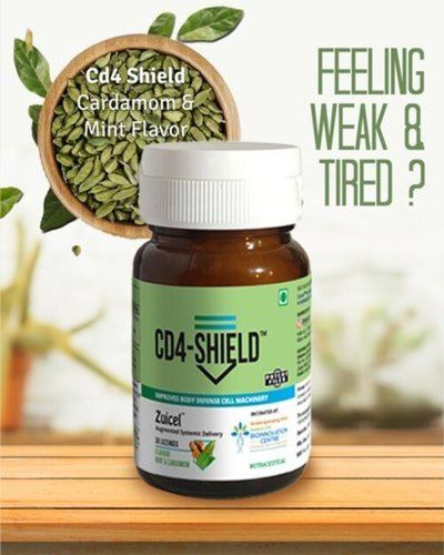 Cd4 Shield Natural Lozenges Immunity Booster Turmeric Enriched Age Group: For Adults