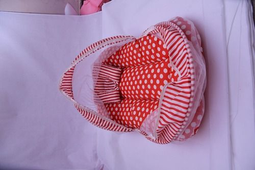 Nylon Circular Shape Red Fancy Zipper Mosquito Net Bed For New Born Baby