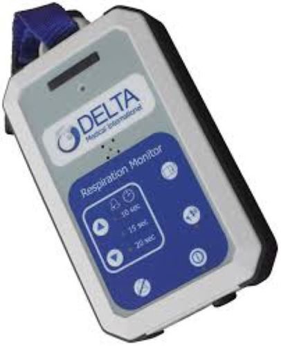 Medical Diagnostic Respiration Monitor - Plastic, Low Power Draw, Rechargeable Battery Life Up to 2 Years | Detects Apnea, Audible & Visual Alerts, Simple and Reliable Operation