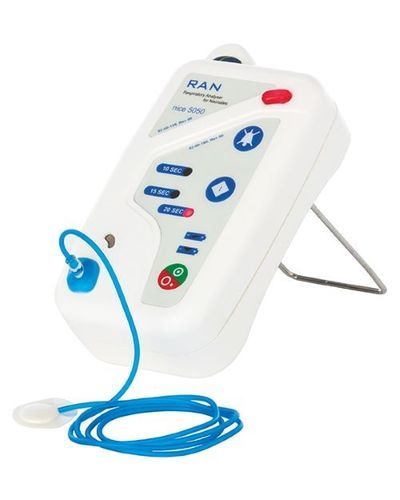 Respiration Monitor - Plastic, Rechargeable Lithium Battery | Detects Apnea in Infants, Audible & Visual Alerts, Low Power Draw for 20-Hour Operation, ISO 13485 Certified, Safe & Durable Design