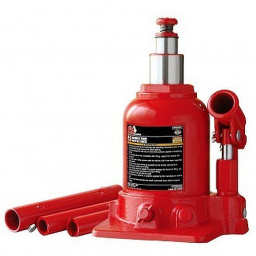 Robust Construction Dual Stage Lower Retracted Heights 2T Double Ram Bottle Jack Application: Industrial