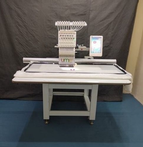 Green Semi Automatic Computerized Multi Head Embroidery Machine Voltage : 220-240V Max Sewing Speed : 1200 Spm Frequency : 50-60 Hz