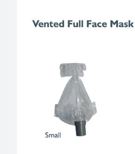 Transparent Vented Small Size Full Face Mask For Medical And Hospital Use