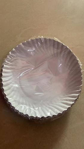 Use And Throw White Round Shape 8 Inch Disposable Paper Plates Application: Serving