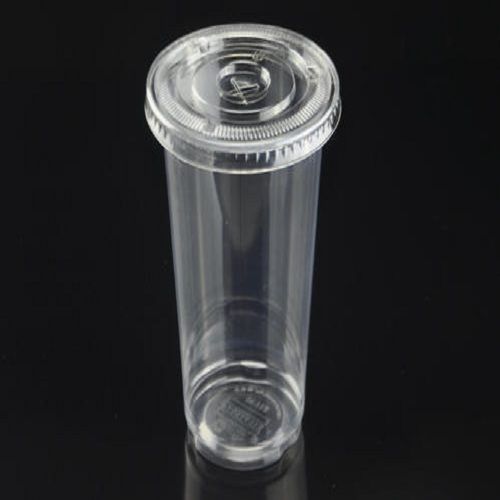  पेय के उपयोग के लिए पारदर्शी प्लास्टिक डिस्पोजेबल ग्लास 500 मिलीलीटर का उपयोग करें और फेंकें 