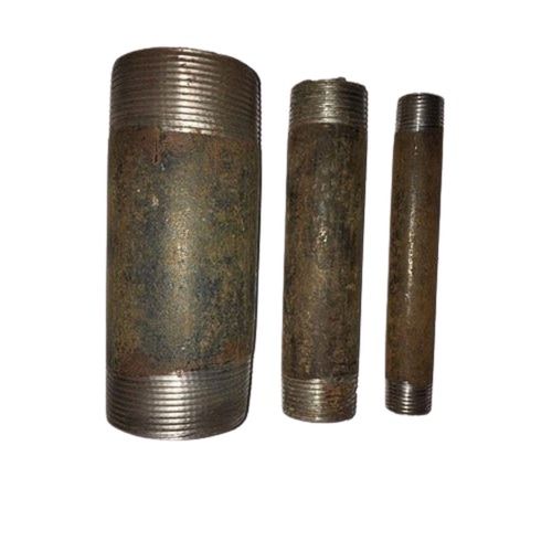 2/8-6 Inch Mild Steel MS Corrosion Resistant Plumbing Water Threaded Pipe Nipple