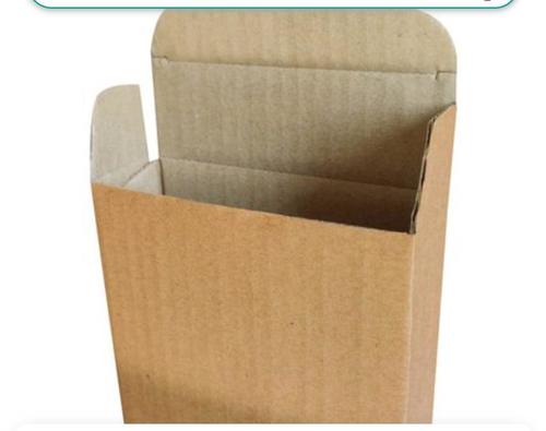 Paper Brown Matte Finish 6X6 Square Shape Die Cut Plain Corrugated Box