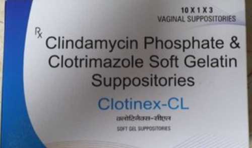 Clindamycin Phosphate Clotrimazole Soft Gelatin Suppositories Age Group: Adult