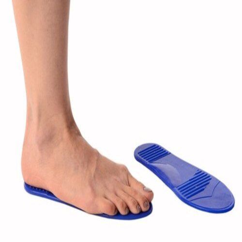 Daily Use Small Size Blue Soft Cushioning Orthopaedic Insoles Base Material: Metal Base