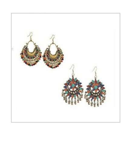 Daily Wear and Polished Finish Colorful Artificial Earring for Ladies