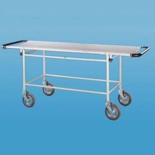 Fold-Able Rails Dev Electromedical Stainless Steel Four Wheel Hospital Stretcher With 0 To 75 Degree