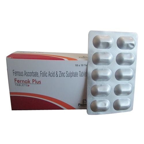 Common Ferrous Ascorbate And Zinc Sulphate Tablets