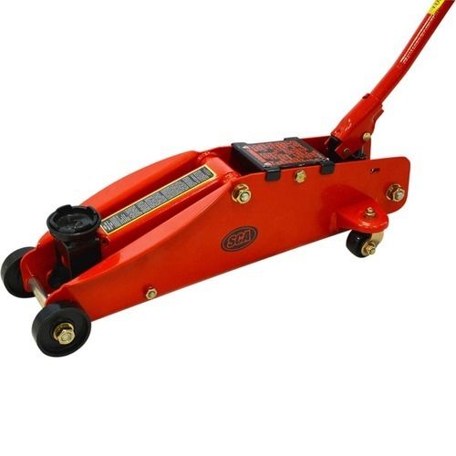 Hassle Free Operations Easy To Move Four Wheel Type Hydraulic Trolley Jack Application: Automobile Industry