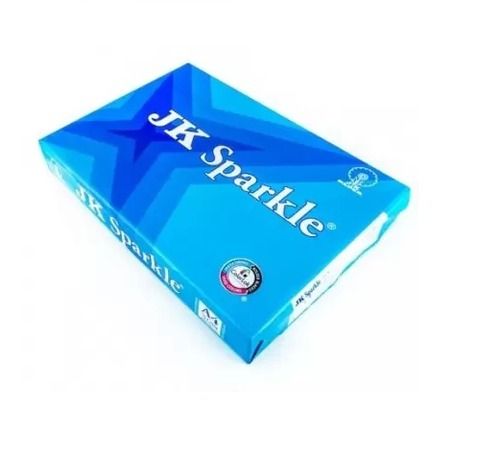  लेखन, प्रिंटिंग के लिए JK Sparkle A4 साइज पेपर, 500 शीट, 70 GSM, 1 रीम