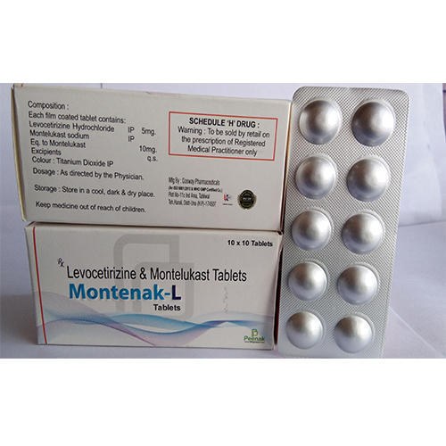 Levocetirizine And Montelukast Tablets