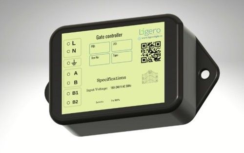 Li Gate Controller With Two Magnetic Receiver And Sensors Sections Installed