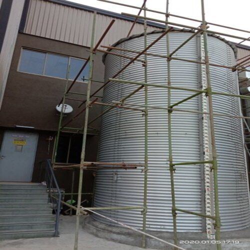 10 Kl To 2500 Kl Cylindrical Shape Grey Color Industrial Rcc Fire Water Tank Pressure: Medium Pressure