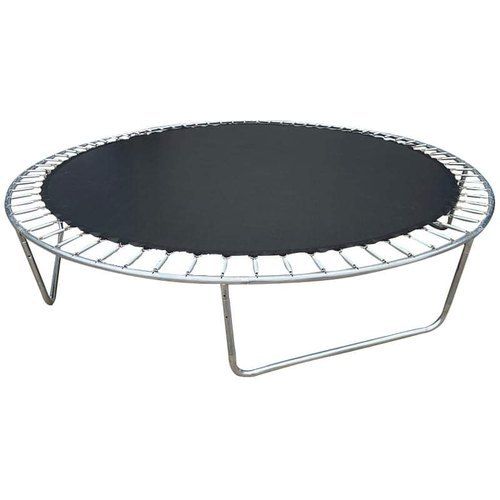 16 Feet Round Shape Black Color Mild Steel Trampoline For 15 Year Age Group