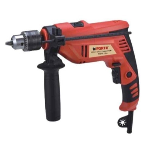 Forte Impact Drill - Electric, Metal body, 650W Power | 0-2600 RPM, 13mm Steel & Concrete, 25mm Wood, Reverse/Forward Motion, Ergonomic Soft-Grip Handle