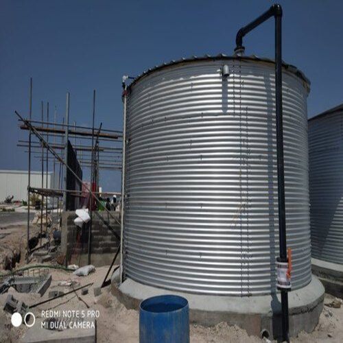 Cylindrical Shape Frp Ppfrp Made 5 Kl To 2500 Kl Water Storage Tank  Application: Industrial