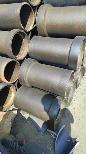 Grey Highly Resistant And Corrosion Resistant Round Shape Galvanized Type Salt Glazed Pipes For Construction