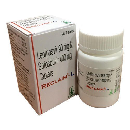 Ledipasvir 90 MG And Sofosbuvir 400 MG Tablets