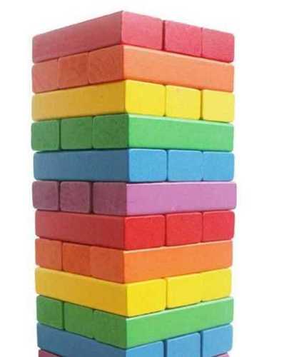 Multicolor Non Toxic Wooden Block Toys For 3 To 7 Years Old Kids