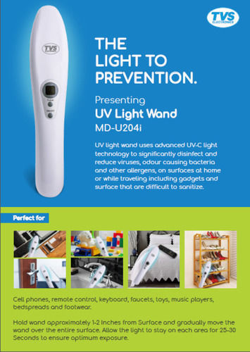 Uv Light Wand Md U204I Sterilizer With 4W And 20000 Life Hours Door Type: Not Applicable