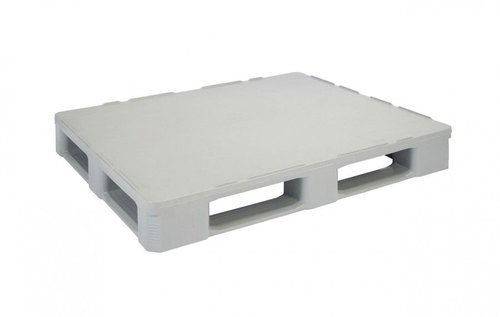 1200 X 1000 Mm Hdpe Plastic Plain Top Pallets - Color: Grey