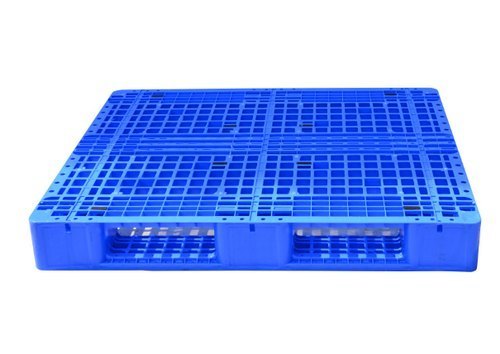 HDPE Plastic Pallets - 1200x1000x150 mm & 1200x1000x120 mm | 1500 Kg Load Capacity Light Duty Non Corrosive Moisture Proof Eco Friendly Cost Effective Blue Color