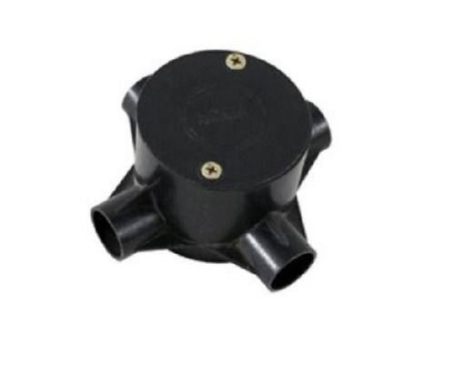 1x3 Inches Black Pvc Deep Junction Box