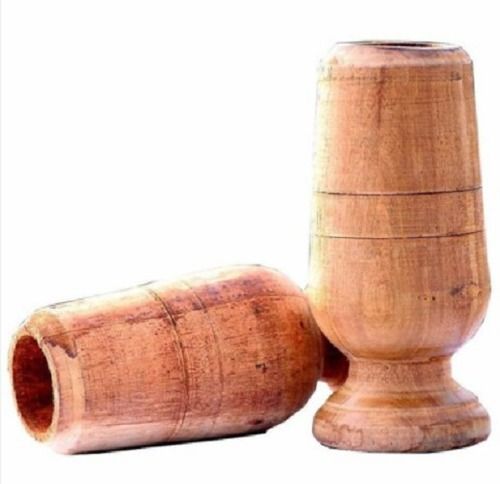 200 Ml Natural Berries Wood Cylindrical Tumbler For Jamun Glass